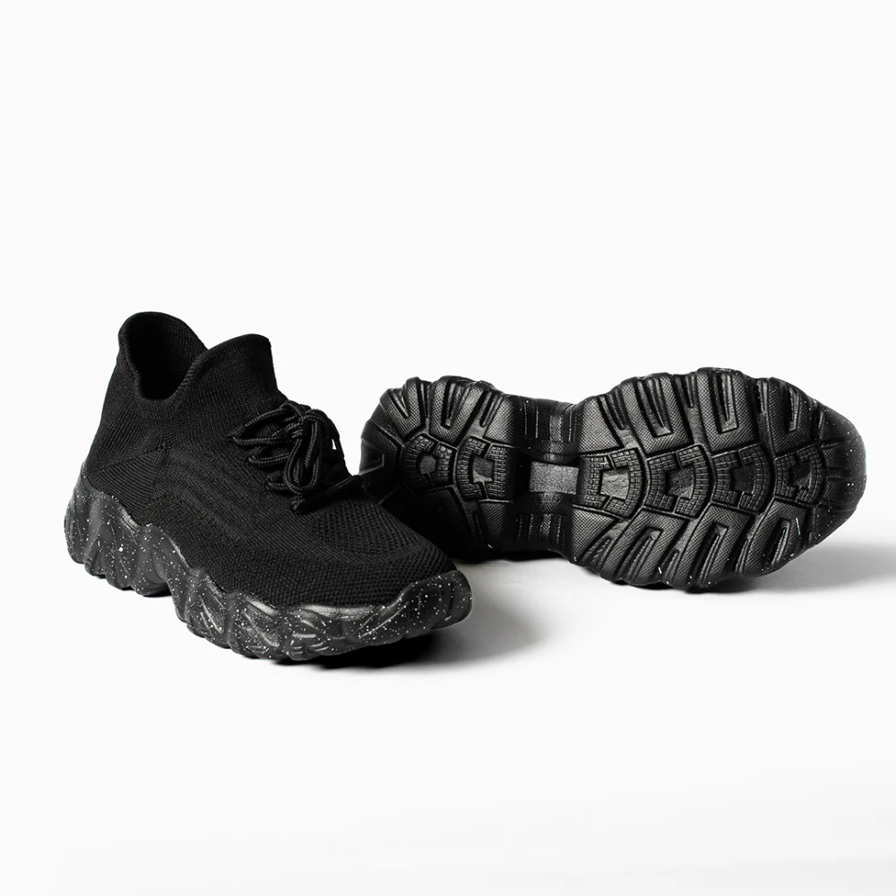 Zapatillas de Correr Cómodas para Mujeres con Parte Superior de Tejido de Malla y Suela Chunky