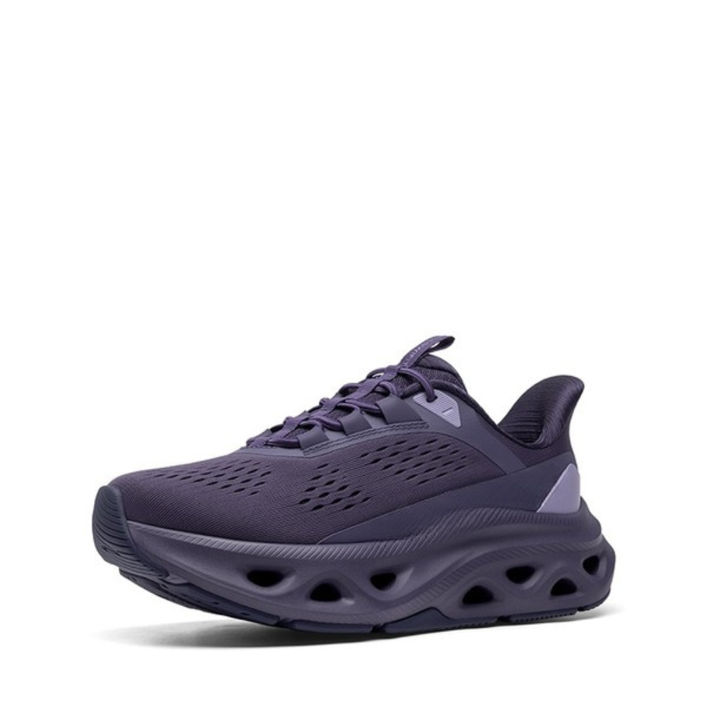 Zapatillas de Correr Cómodas para Mujeres con Suela de Nube Acolchada, Cordones y Estilo de Tejido Transpirable