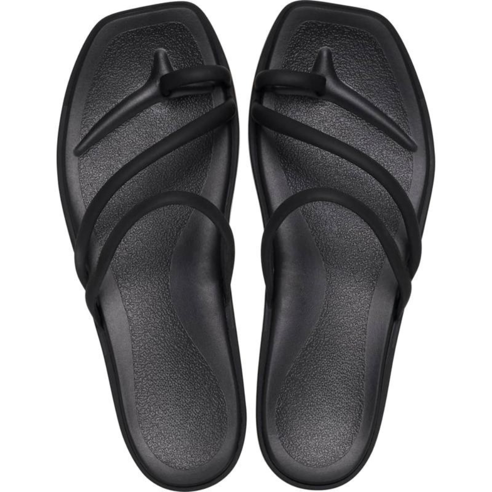 Sandalias Planas Cómodas para Mujeres con Tira del Dedo y Estilo Abierto