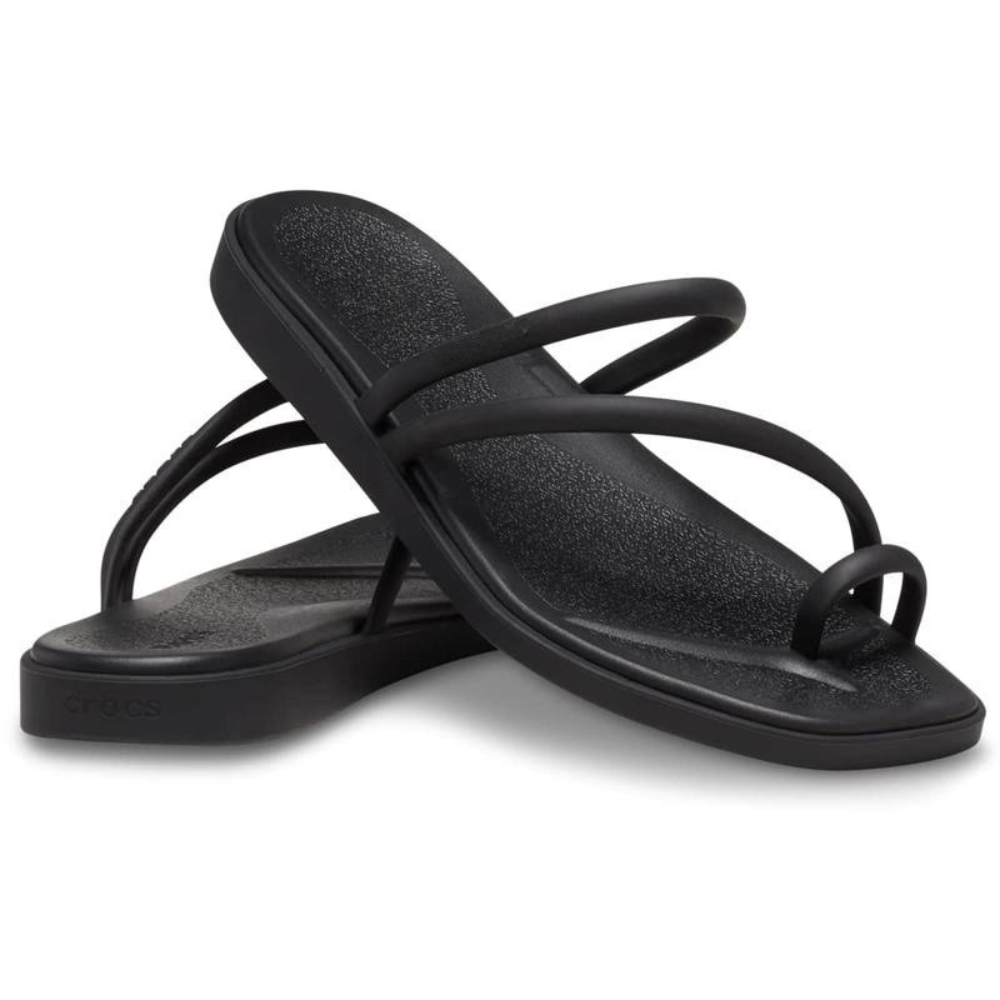 Sandalias Planas Cómodas para Mujeres con Tira del Dedo y Estilo Abierto