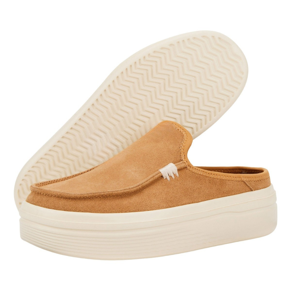 Mules Cómodos para Mujeres con Suela de Plataforma Acolchada y Sin Talón Estilo Casual