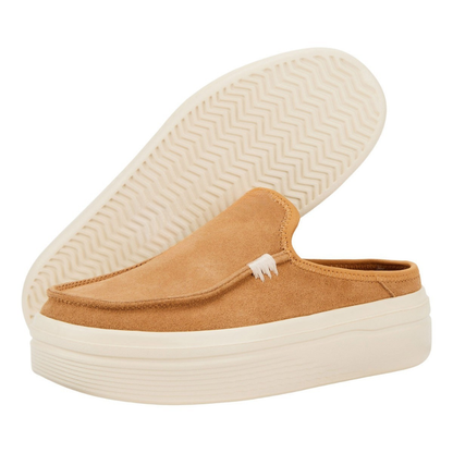Mules Cómodos para Mujeres con Suela de Plataforma Acolchada y Sin Talón Estilo Casual