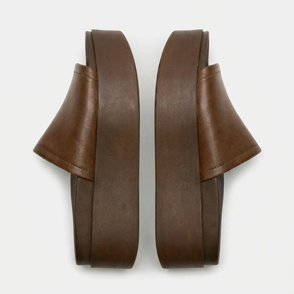 Sandalias de Plataforma Cómodas para Mujeres con Banda Ancha y Estilo Chunky Flatform