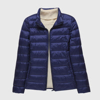 Cuello alzado Azul Oscuro
