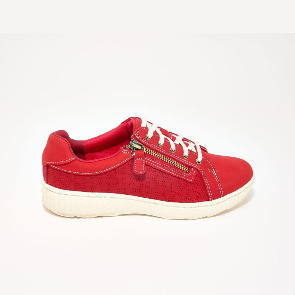 Zapatillas Cómodas para Mujeres con Cierre Lateral con Cordones y Estilo Casual Bajo