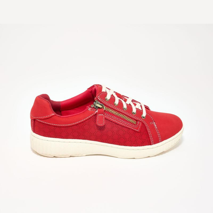 Zapatillas Cómodas para Mujeres con Cierre Lateral con Cordones y Estilo Casual Bajo