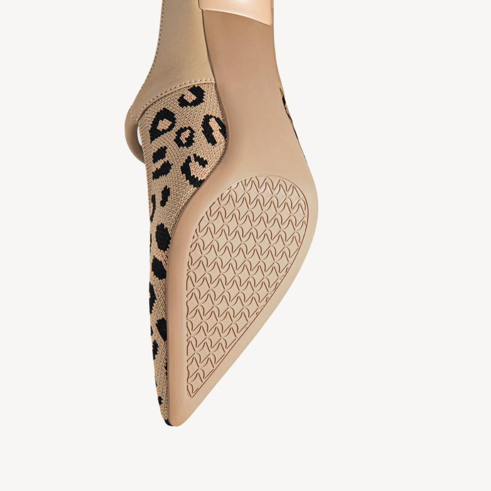 Mules Elegantes con Tacón para Mujeres con Punta Afila y Correa de Hebilla, Estilo Slip On con Tacón Bajo