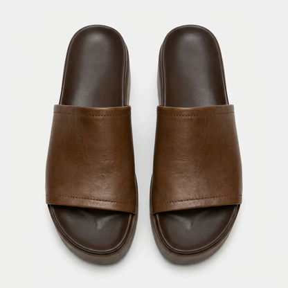 Sandalias de Plataforma Cómodas para Mujeres con Banda Ancha y Estilo Chunky Flatform