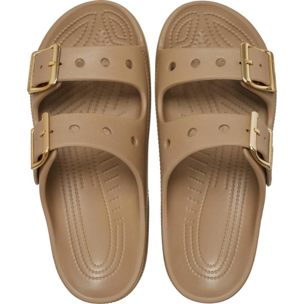 Chanclas Cómodas para Mujeres con Doble Correa y Suela de Espuma Acolchada Impermeable Estilo Slip On