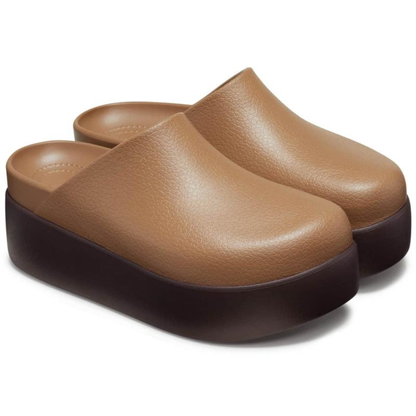Zuecos Cómodos para Mujeres con Punta Cerrada, Plataforma Acolchada y Estilo Sin Talón