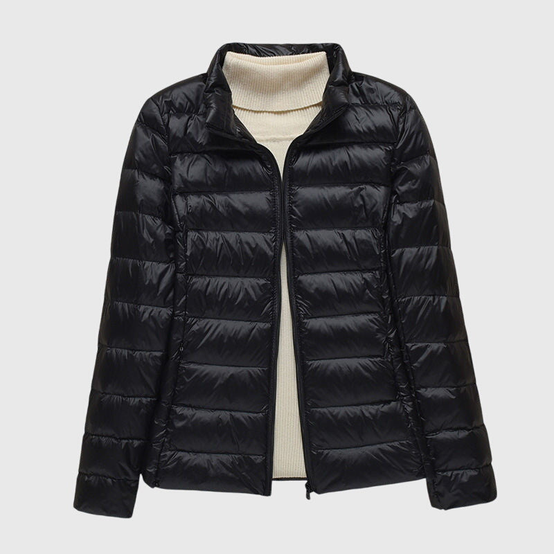 Chaqueta Puffer Acolchada para Mujeres, Ligera y con Capucha, de Estilo Casual