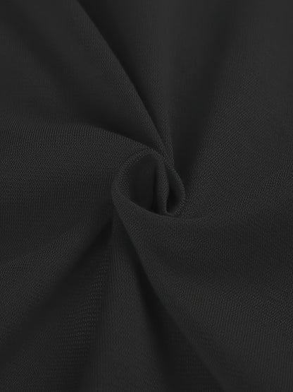 Vestido Midi Ajustado Elegante para Mujeres con Escote en V, Sin Mangas y Cintura Cruzada Estilo Cóctel