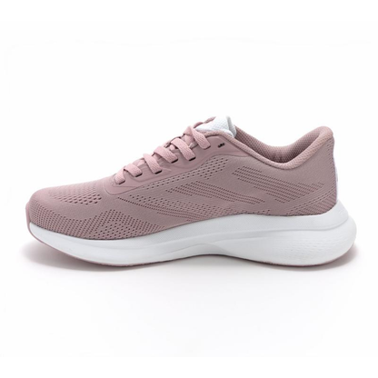 Zapatillas de Correr Cómodas para Mujeres con Parte Superior de Malla, Cierre de Cordones y Suela de Espuma Acolchada