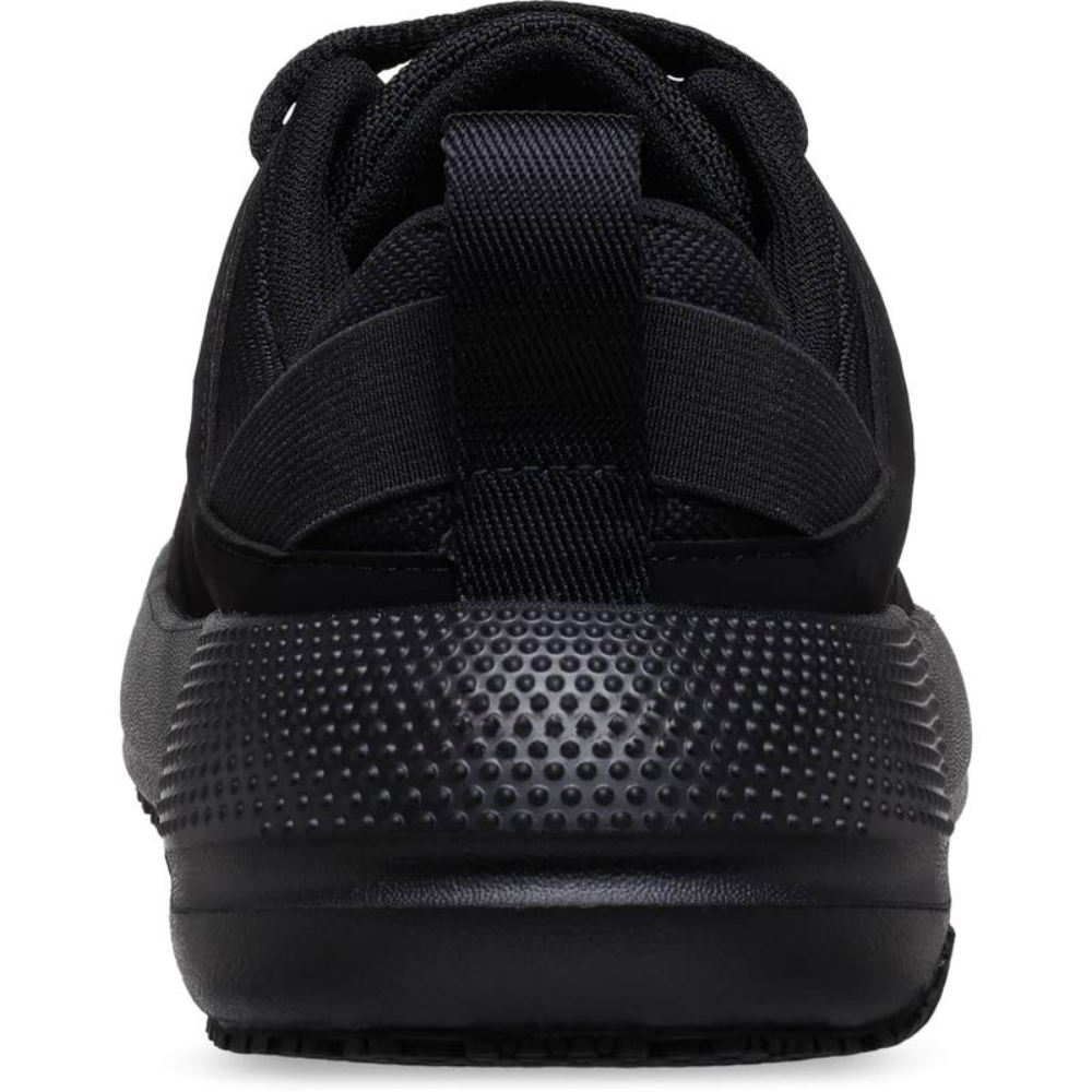 Zapatillas Negras Cómodas para Mujeres con Suela Antideslizante, Estilo de Zapato de Trabajo Transpirable con Cordones