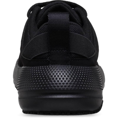Zapatillas Negras Cómodas para Mujeres con Suela Antideslizante, Estilo de Zapato de Trabajo Transpirable con Cordones