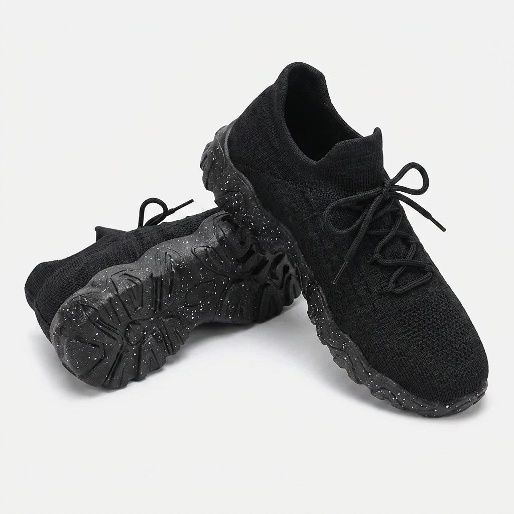 Zapatillas de Correr Cómodas para Mujeres con Parte Superior de Tejido de Malla y Suela Chunky
