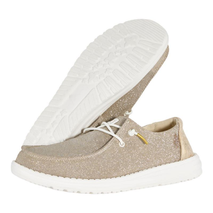 Zapatos Slip On Cómodos para Mujeres con Parte Superior de Tejido, Cierre Elástico, Suela Ligera y Estilo Casual