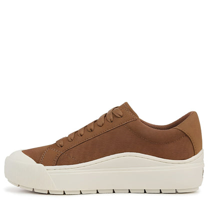 Zapatillas Cómodas para Mujeres con Parte Superior Texturizada, Cordones, Suela Chunky de Plataforma, Estilo Bajo