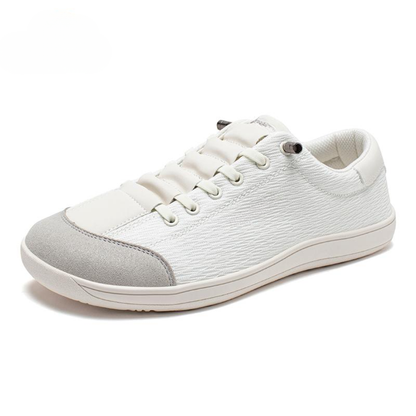 Zapatillas Cómodas para Mujeres con Parte Superior de Lona con Degradado Ombre, Estilo Bajo con Cordones