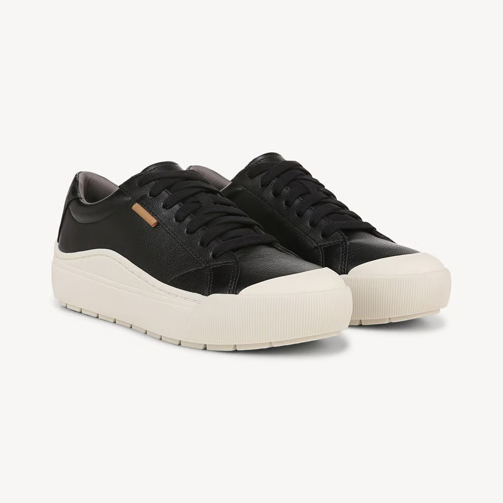 Zapatillas Cómodas para Mujeres con Parte Superior Texturizada, Cordones, Suela Chunky de Plataforma, Estilo Bajo