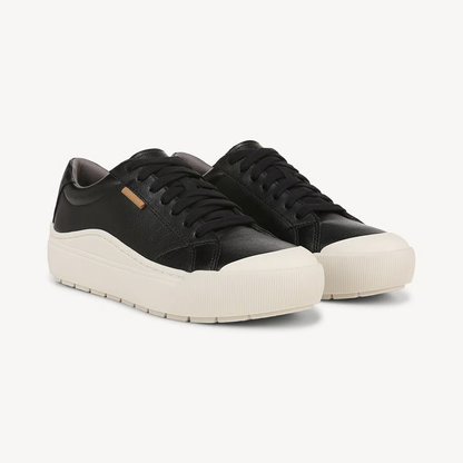 Zapatillas Cómodas para Mujeres con Parte Superior Texturizada, Cordones, Suela Chunky de Plataforma, Estilo Bajo