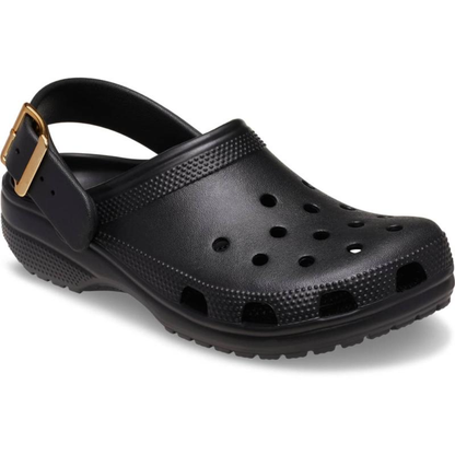 Zuecos cómodos para mujeres con correa de hebilla y ventilación, estilo slip-on