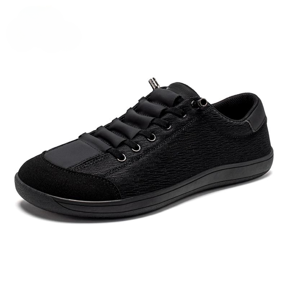Zapatillas Cómodas para Mujeres con Parte Superior de Lona con Degradado Ombre, Estilo Bajo con Cordones