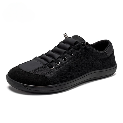 Zapatillas Cómodas para Mujeres con Parte Superior de Lona con Degradado Ombre, Estilo Bajo con Cordones
