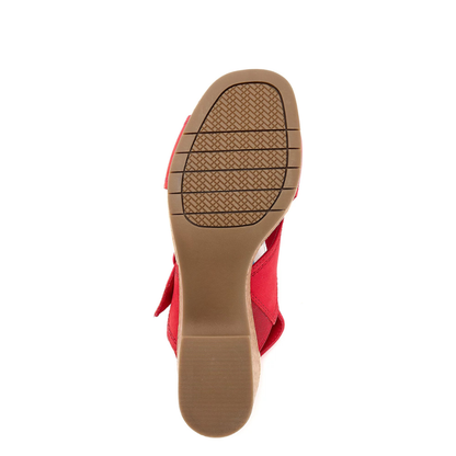 Sandalias de Tacón Bloque Cómodas para Mujeres con Correa Cruzada y Plataforma de Corcho