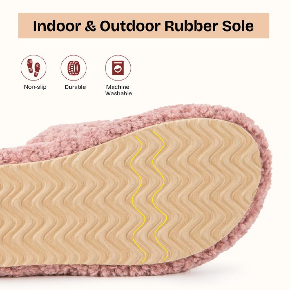 Zapatillas Cómodas con Soporte para el Arco para Mujeres con Doble Correa de Piel Sintética y Plantilla Contorneada Estilo Abierto
