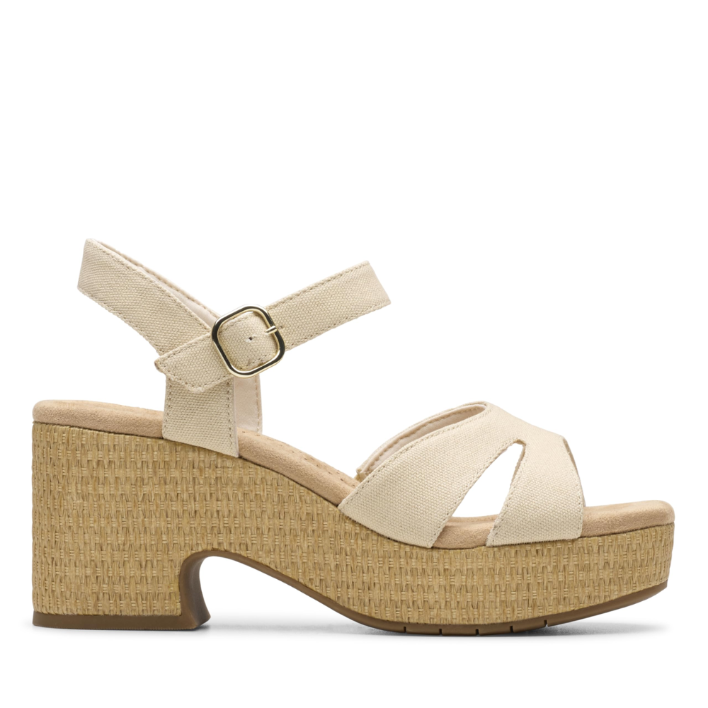 Sandalias de Tacón Bloque Cómodas para Mujer con Correa Cruzada y Plataforma de Espadrille