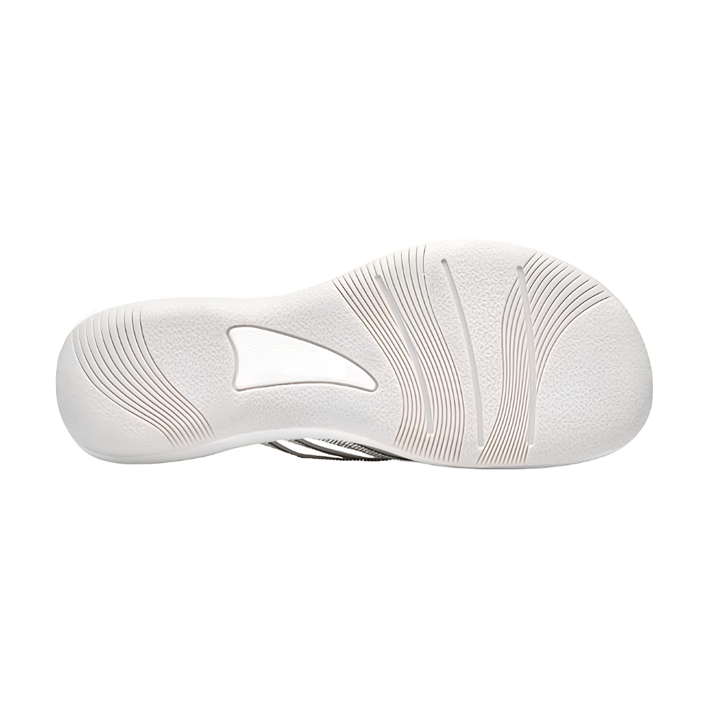 Chanclas Cómodas para Mujeres con Tira Trenzada, Suela de Cuña Acolchada, Estilo Thong