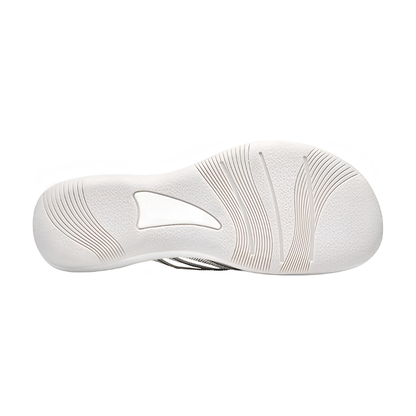 Chanclas Cómodas para Mujeres con Tira Trenzada, Suela de Cuña Acolchada, Estilo Thong