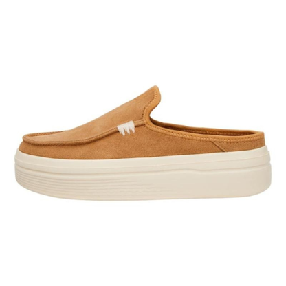 Mules Cómodos para Mujeres con Suela de Plataforma Acolchada y Sin Talón Estilo Casual