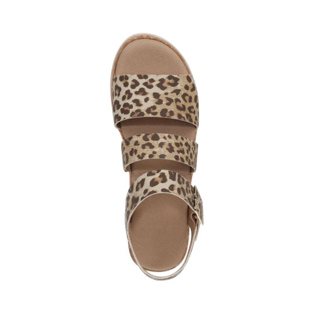 Sandalias de Plataforma Cómodas para Mujeres con Correa Ajustable y Plantilla de Corcho, Estilo Abierto