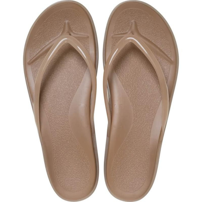 Chanclas Cómodas para Mujeres con Correa entre los Dedos, Soporte Arqueado Acolchado, Estilo Slip On
