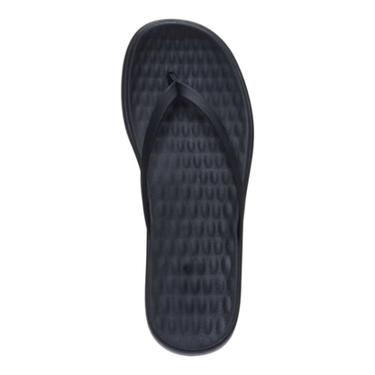 Chanclas cómodas para mujeres con tira entre los dedos, plantilla texturizada y estilo deslizante