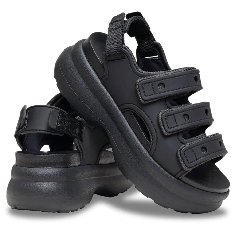 Sandalias de Plataforma Cómodas para Mujeres con Doble Correa Slingback y Suela Chunky Acolchada