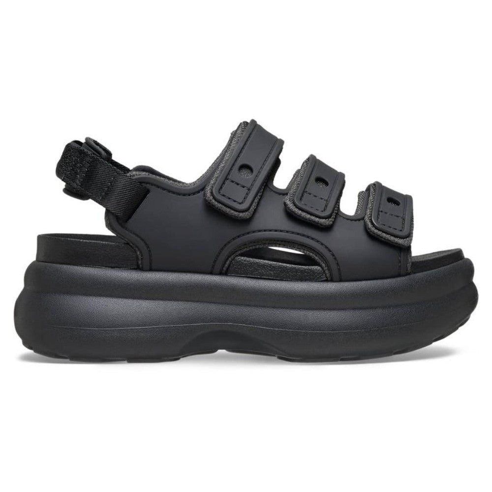 Sandalias de Plataforma Cómodas para Mujeres con Doble Correa Slingback y Suela Chunky Acolchada