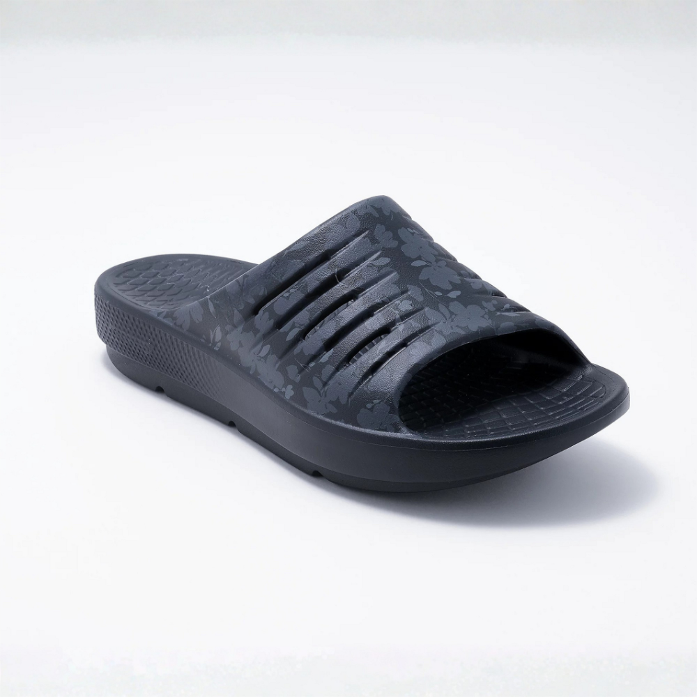 Zapatillas Cómodas para Mujeres con Correa Estriada y Plantilla Acolchada Estilo Slip On