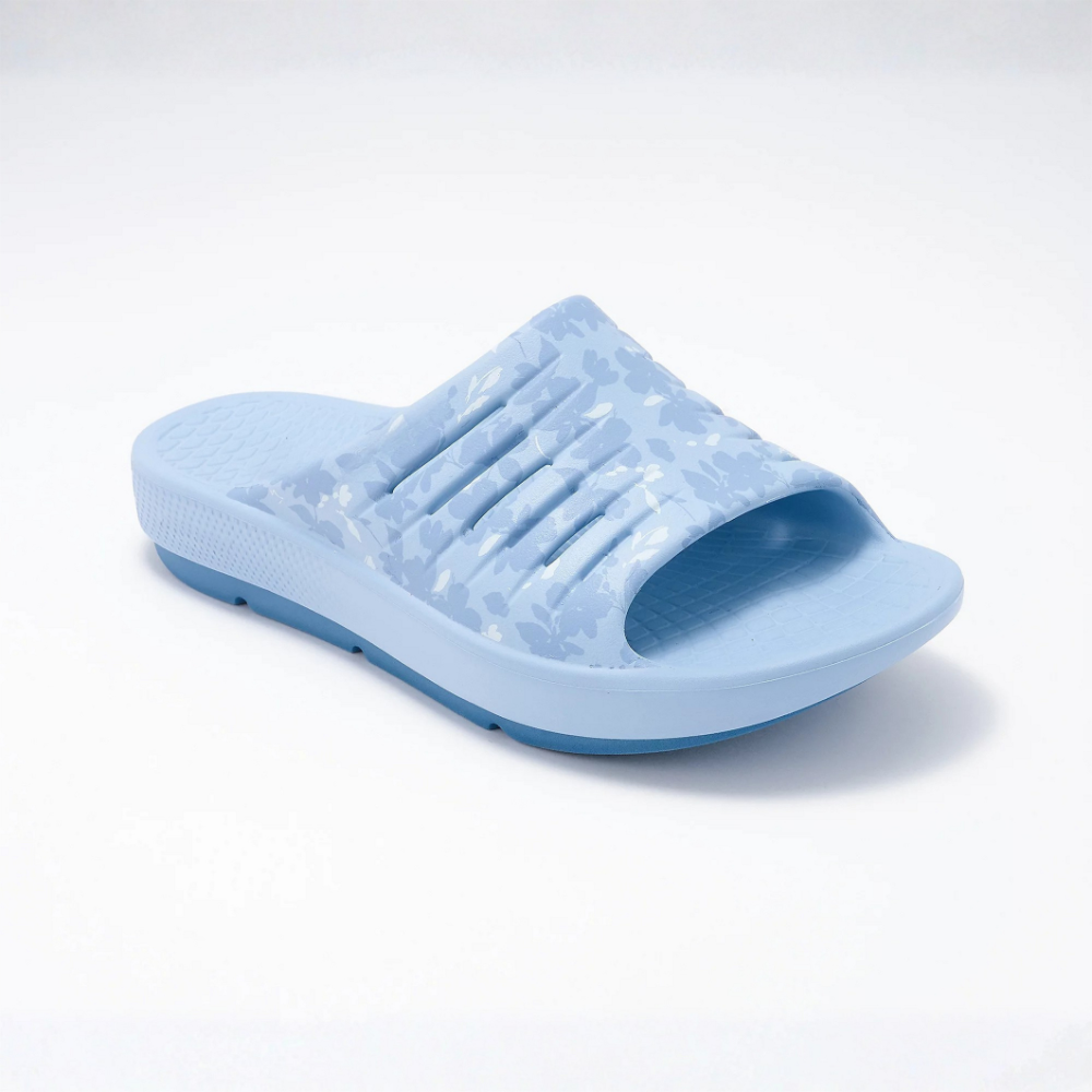 Zapatillas Cómodas para Mujeres con Correa Estriada y Plantilla Acolchada Estilo Slip On