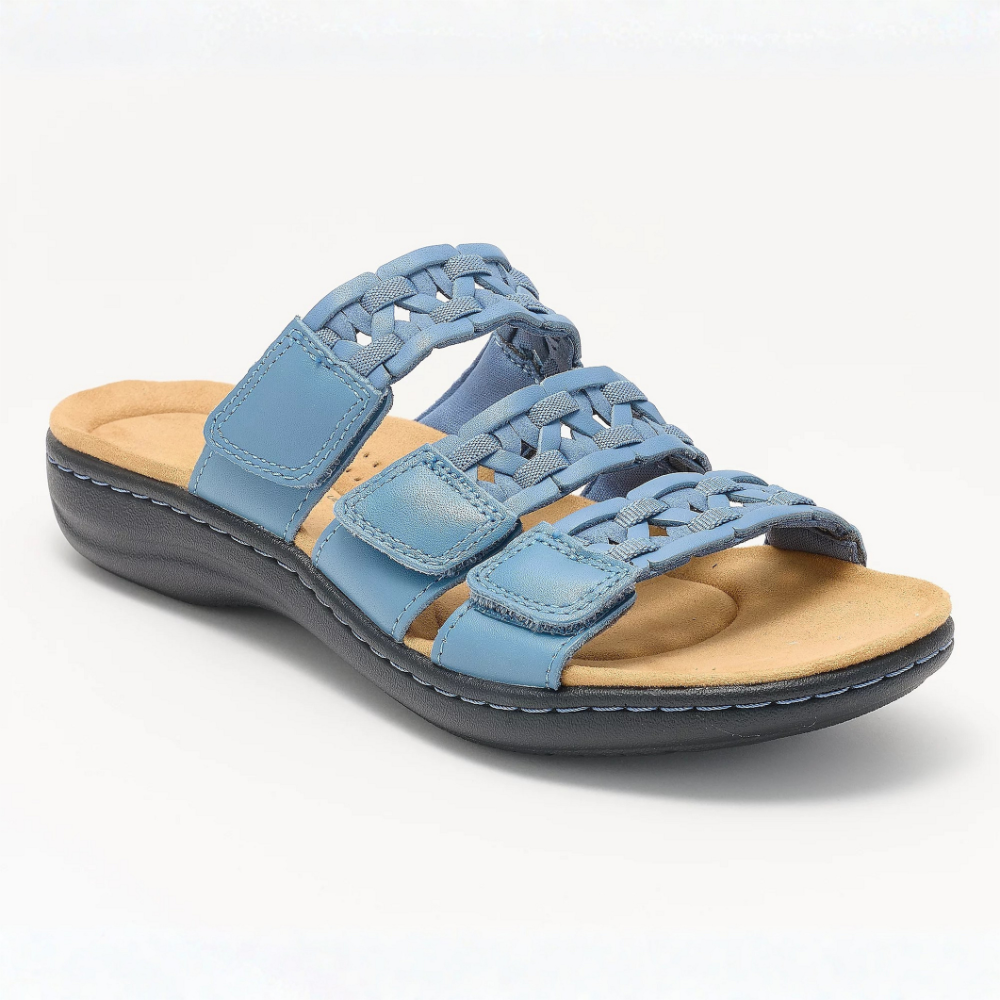 Sandalias Cómodas para Mujeres con Tiras Ajustables Triples y Plantilla Acolchada Estilo Slide