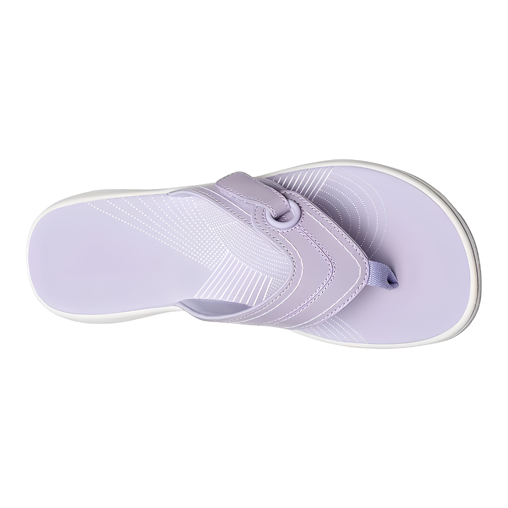 Chanclas Cómodas para Mujeres con Correa de Tira, Plantilla Contorneada y Soporte de Arco