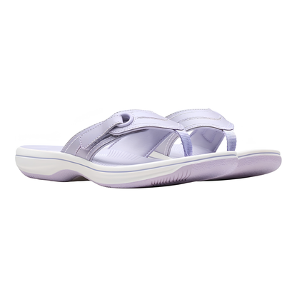 Chanclas Cómodas para Mujeres con Correa de Tira, Plantilla Contorneada y Soporte de Arco