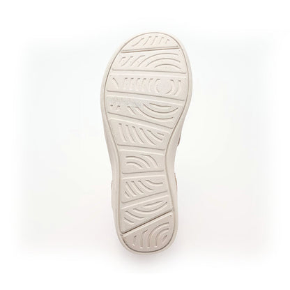 Sandalias Cómodas para Mujeres con Correa Cruzada Tejida, Slingback Elástico, Estilo de Cuña Baja
