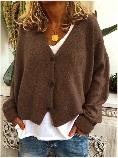 Willow | Cárdigan de Vuelto Simple para Mujer