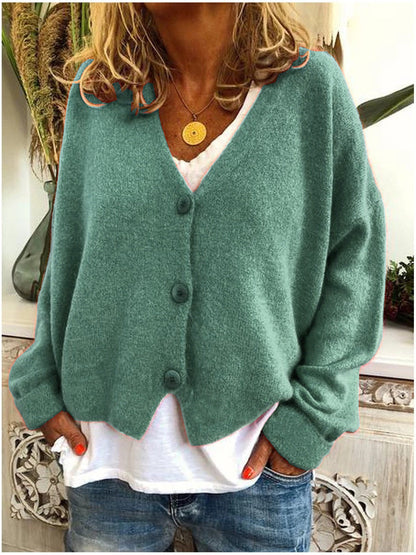 Willow | Cárdigan de Vuelto Simple para Mujer