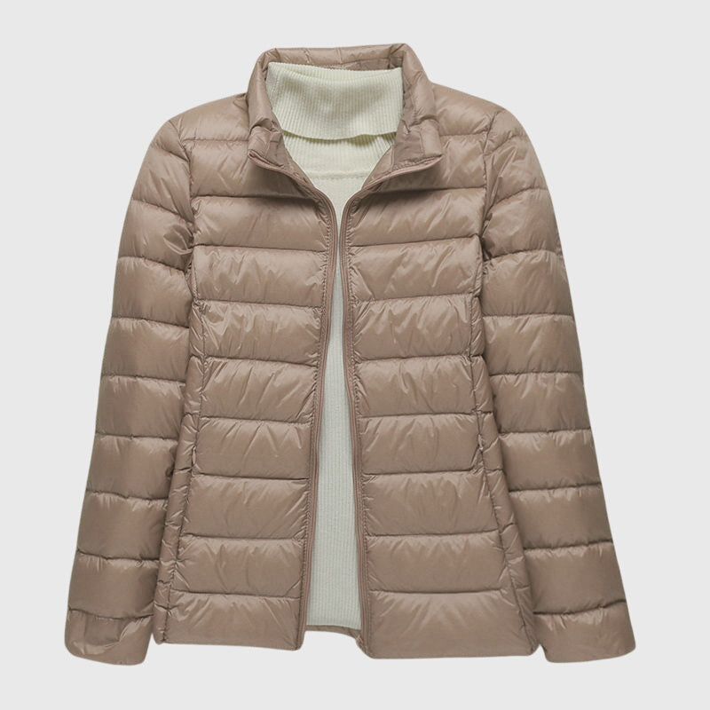 Chaqueta Puffer Acolchada para Mujeres, Ligera y con Capucha, de Estilo Casual