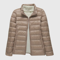 Cuello alzado Caqui