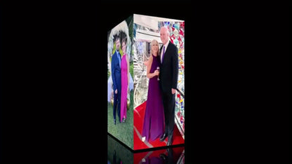 Vestido Maxi Elegante para Mujeres con Cuello Alto, Sin Mangas, Con Abertura Alta, Estilo Formal para Invitadas de Bodas